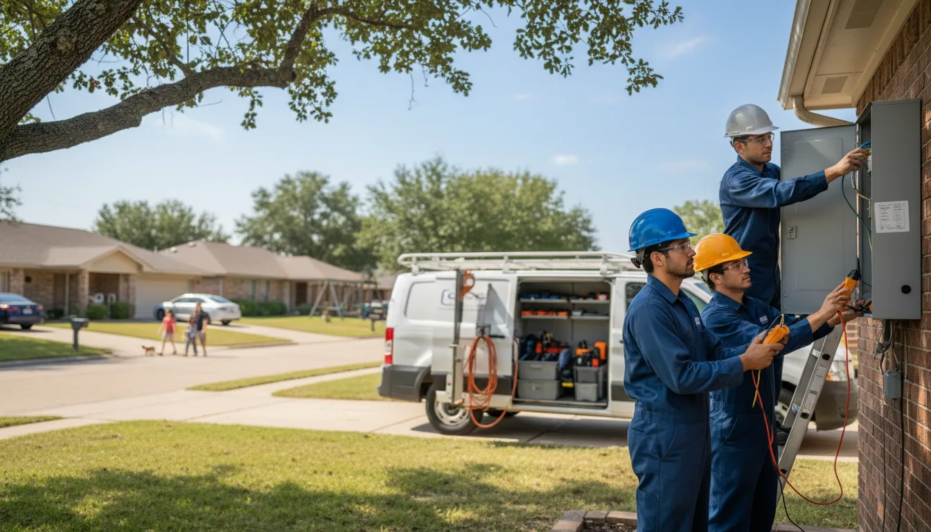 Certified electrician providing emergency electrical services in Dousman, WI